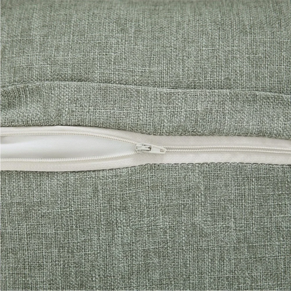 Farmhouse Mid Century Modern Bohemian Decorative Olive Green Pillow Case Cover